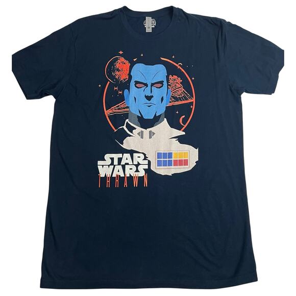 Star Wars Grand Admiral Thrawn T-Shirt Men’s Size Large | | Navy Blue Next Level - Picture 8 of 10